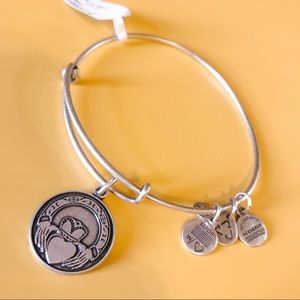 Alex and Ani Claddagh Bracelet in Silver